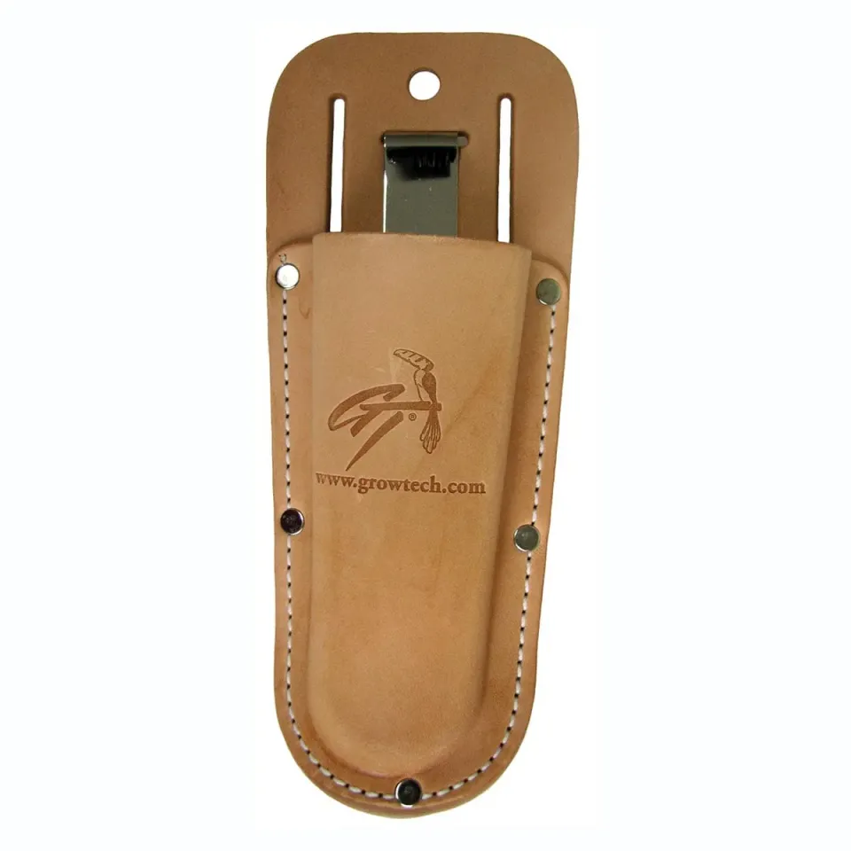 GrowTech 8 inch snoeischaar holster leer met clip