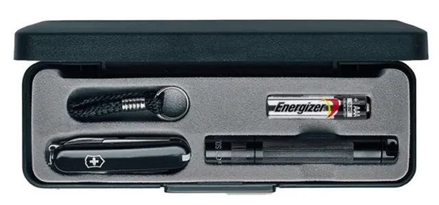 Maglite Mini AA Classic zaklamp bundel Victorinox