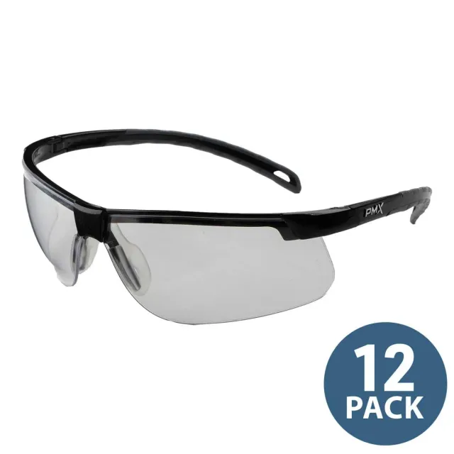 Ever-Lite veiligheidsbril grijs 12-pack UV panoramisch