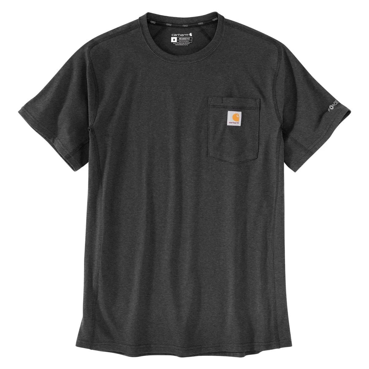 Carhartt Force 104616 t-shirt borstzak zwart katoen