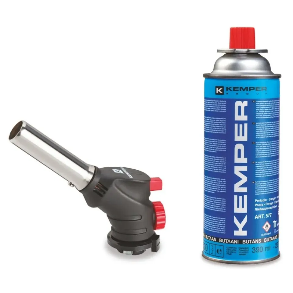 Kemper Group 1057KIT soldeerset gas met patroon