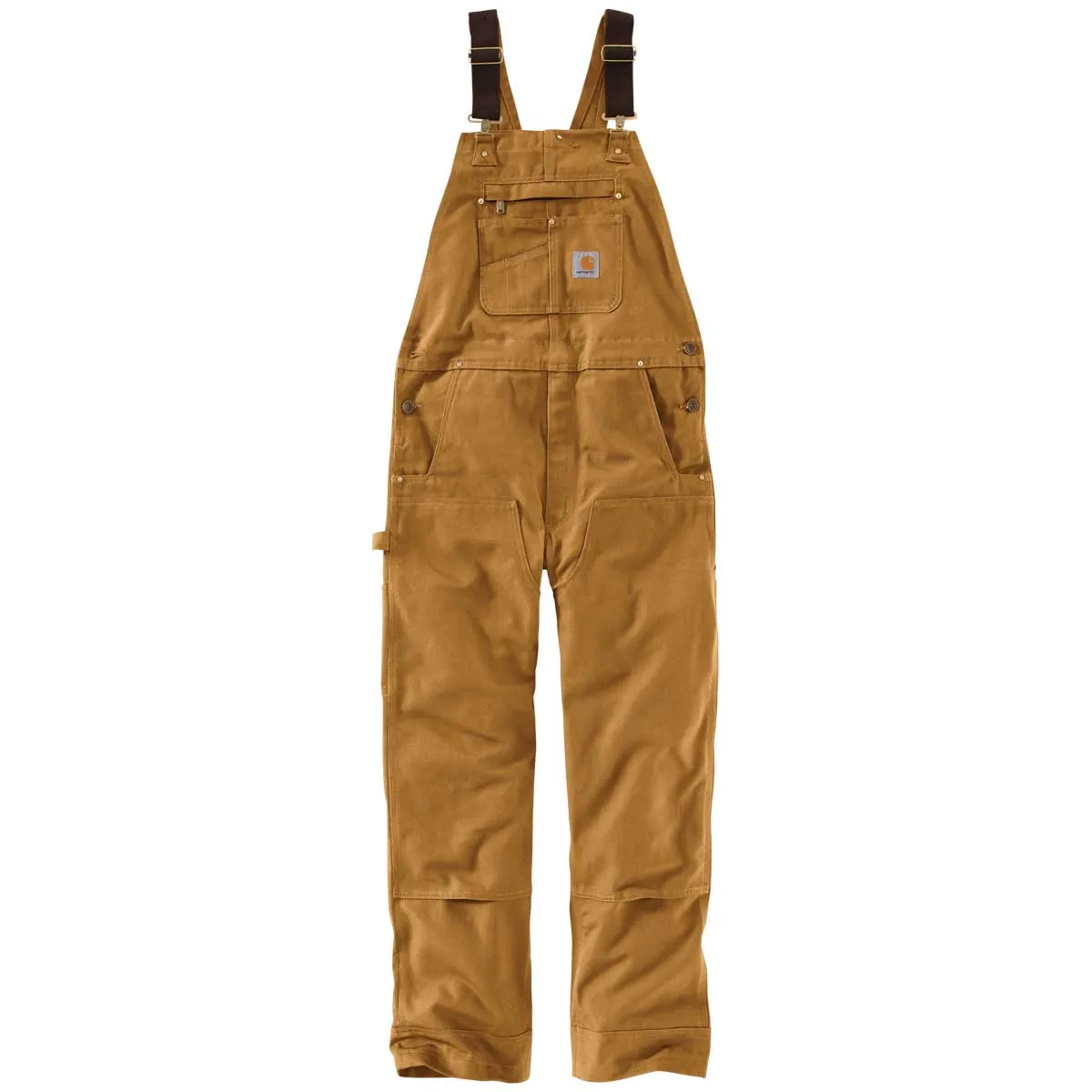 Carhartt Duck tuinbroek Bib Overall katoen bruin
