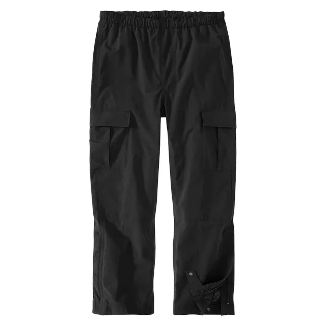 Carhartt Storm Defender Bayou regenbroek zwart ademend