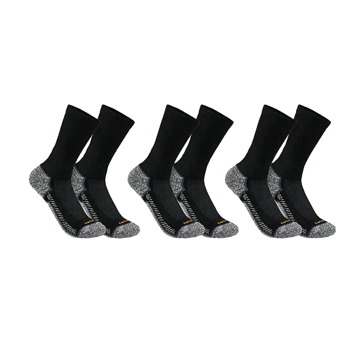 Carhartt Force Midweight crew sokken 3-pack zwart