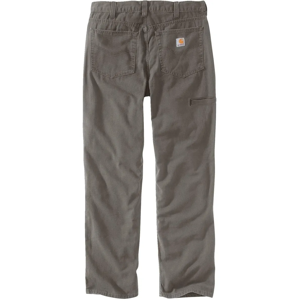 Carhartt Rugged Flex werkbroek canvas relaxed fit gravel