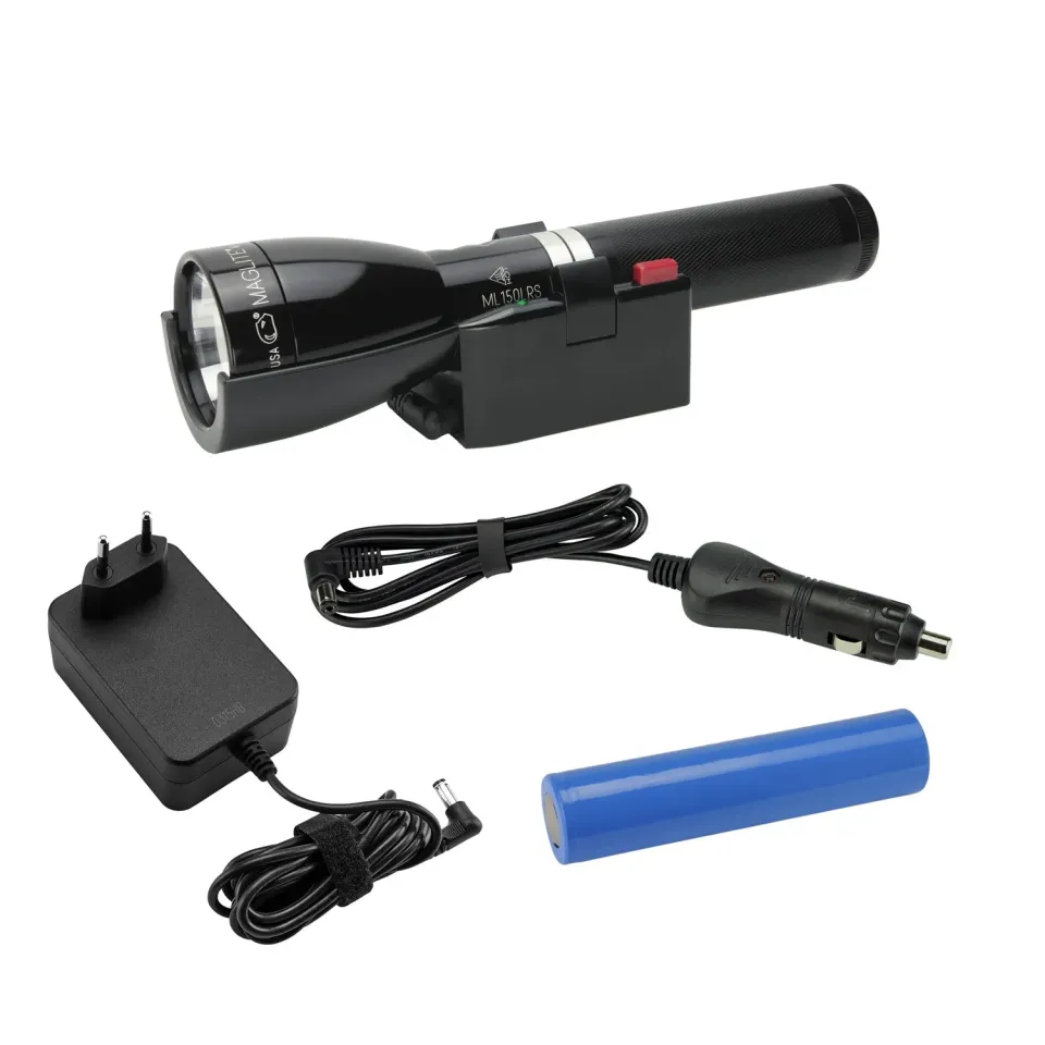 Mag-Lite ML150LRS oplaadbare zaklamp zwart glans 819 lumen