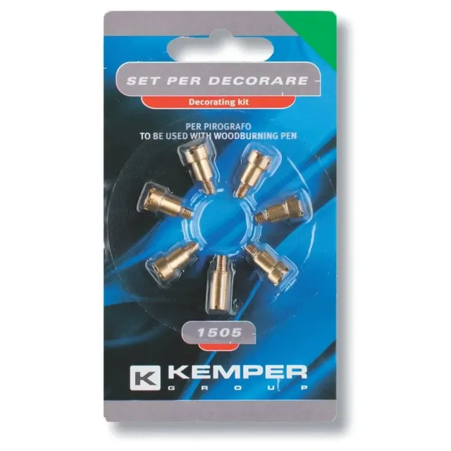 Kemper Group 1505 accessoireset voor pyrograaf decoreren