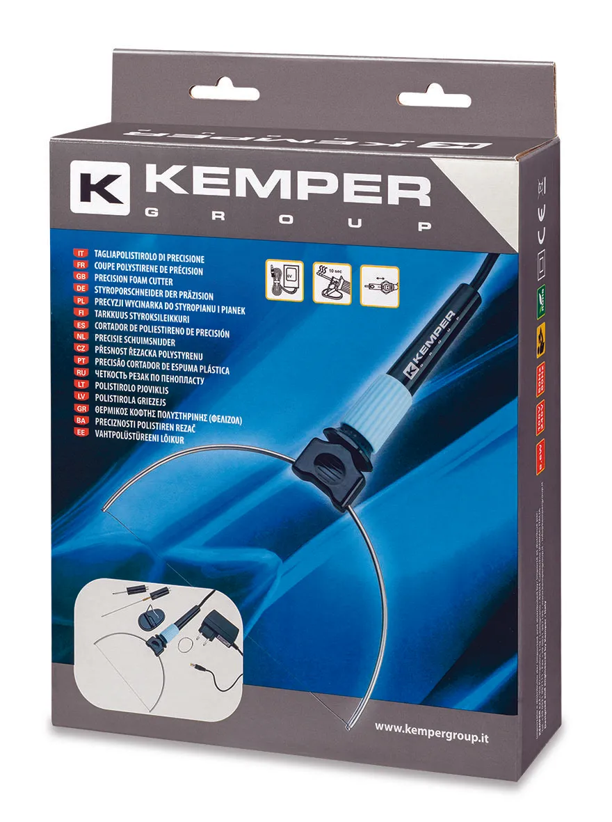 Kemper 1650 piepschuimsnijder precisie set