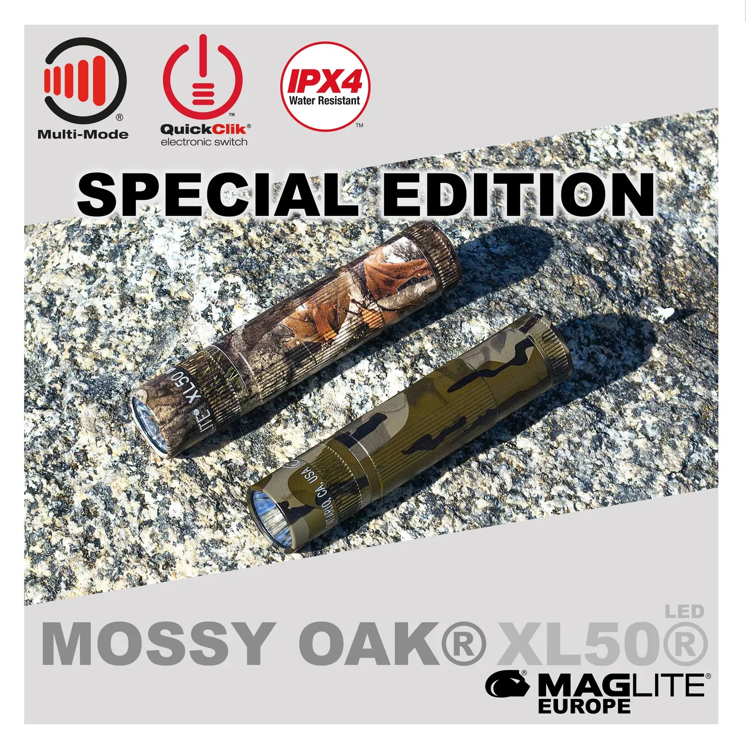 Maglite XL50 Mossy Oak Bottomland zaklamp 3xAAA 200 lumen
