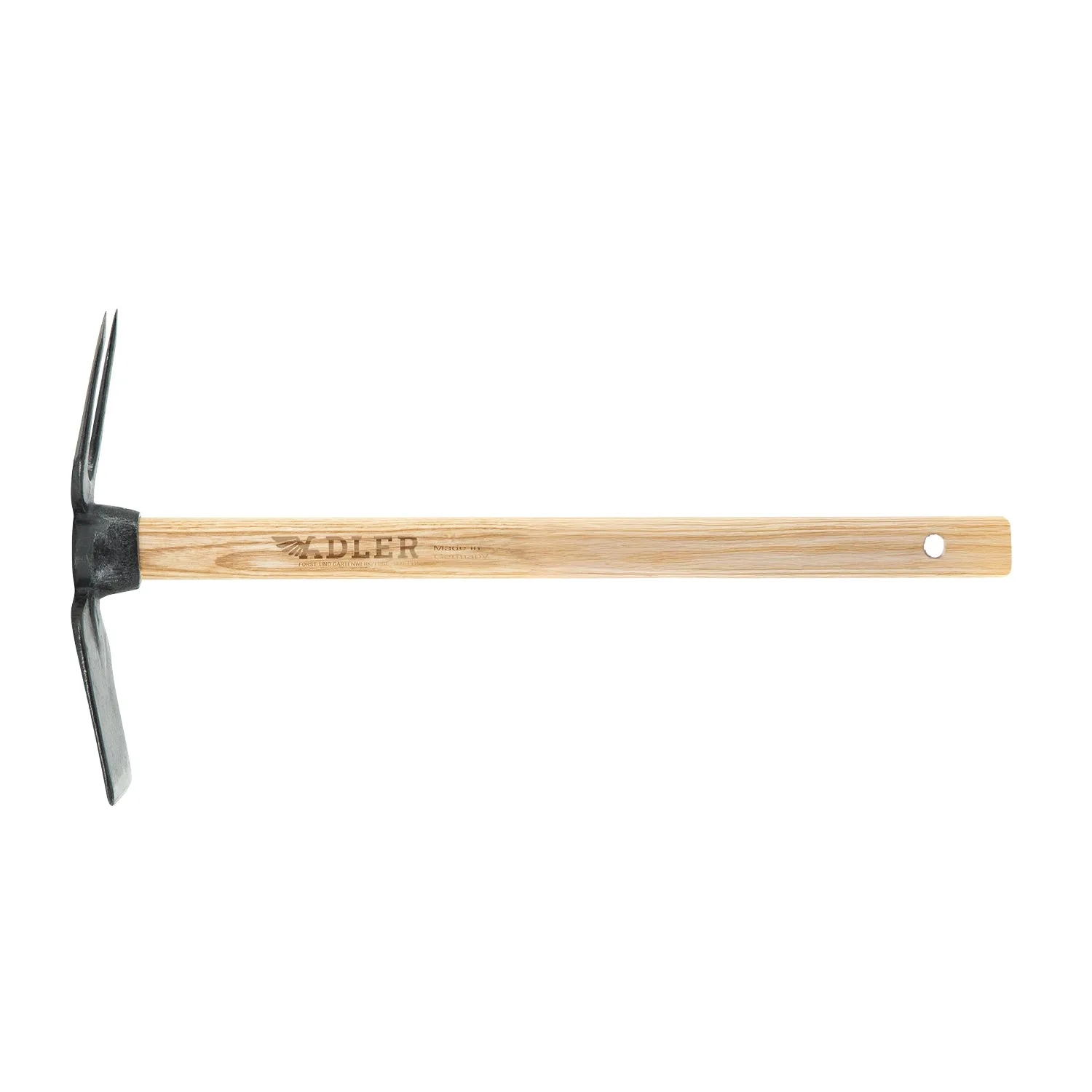 ADLER Lily tuinschoffel 2-tand naturel S 450 mm zandgrond