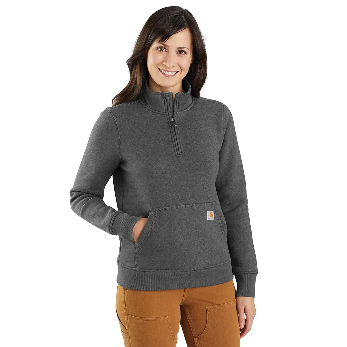 Carhartt Clarksburg dames trui quarter-zip fleece