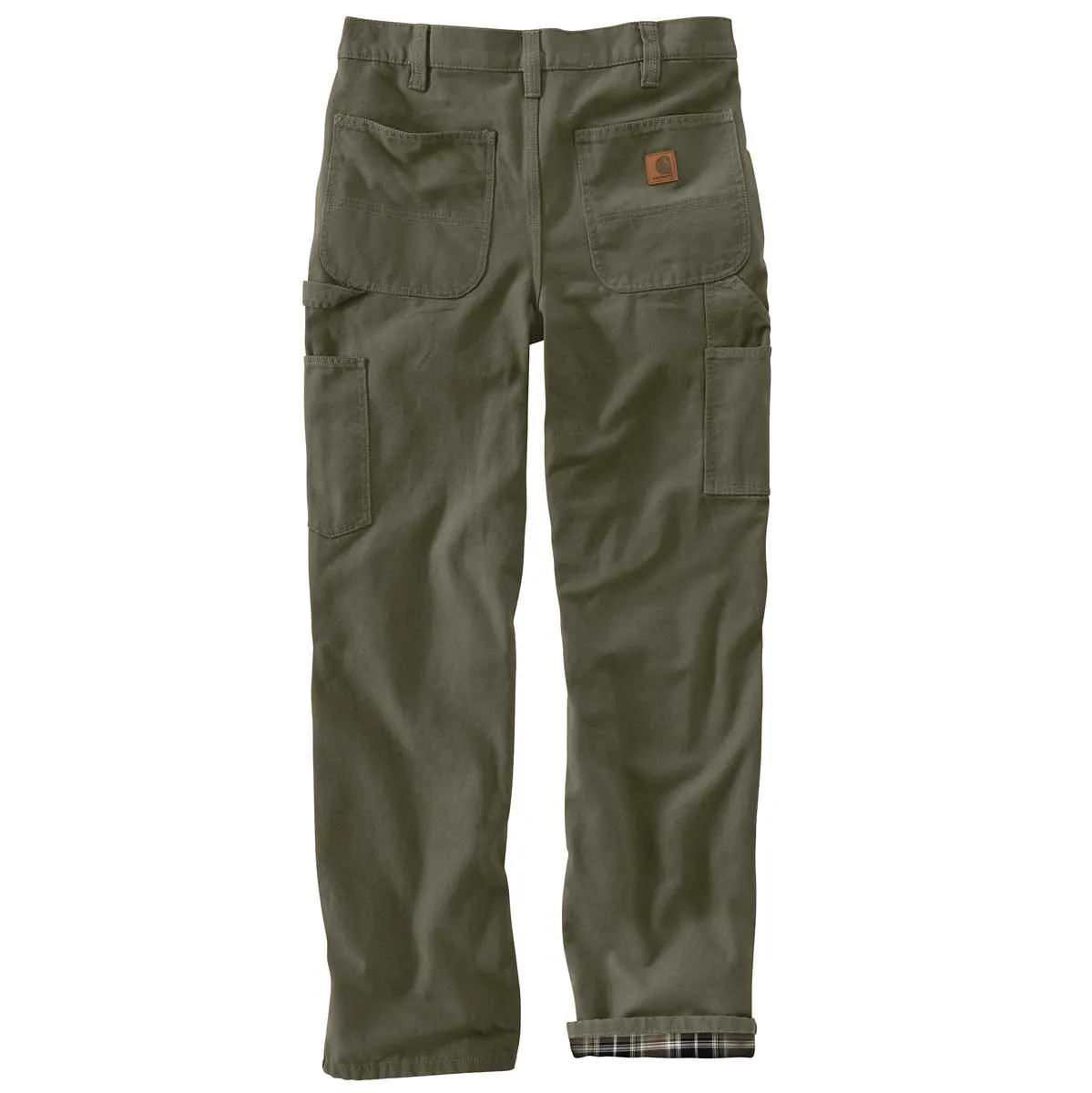 Carhartt B111 werkbroek flanel bruin 34x32 duck