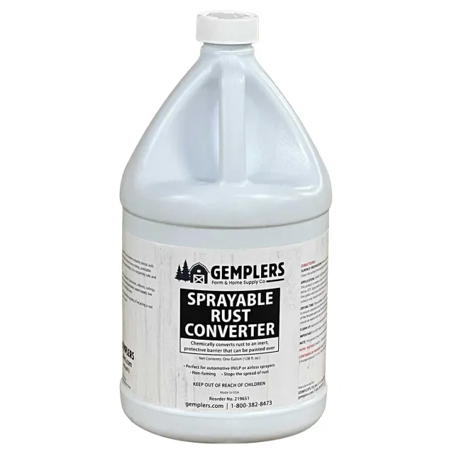 Gemplers roestomvormer spuitbaar 1 gallon zwart