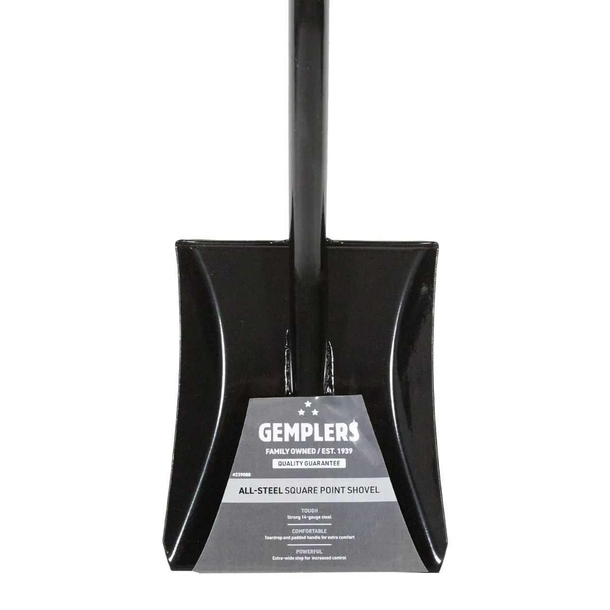 Gemplers All-Steel Square Point spade 48 inch staal