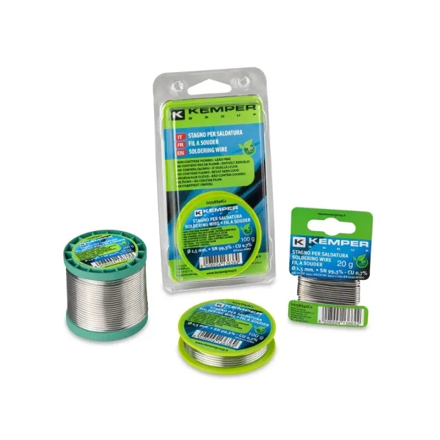 Kemper Group B075BS9AC1 soldeertin loodvrij 100g vloeimiddel