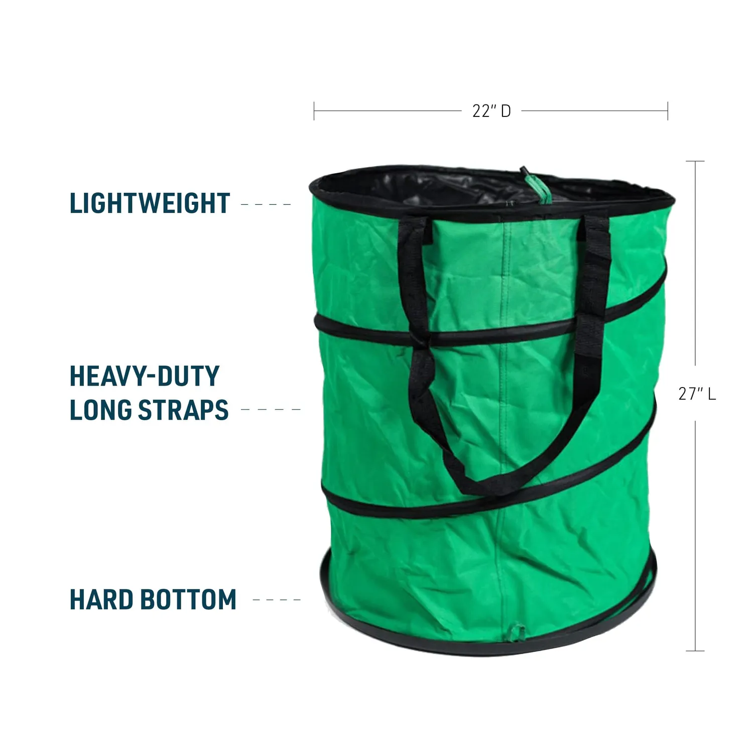 Gemplers Collapsible tuinafvalzak 150 liter 56 cm