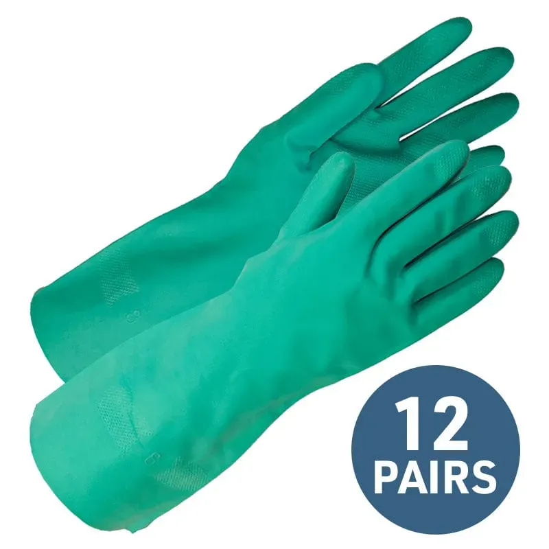 Gemplers nitril handschoenen chemisch 15-mil unlined