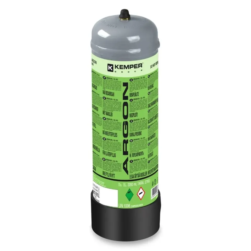 Kemper 5692 argon gasfles 110 bar lasgas