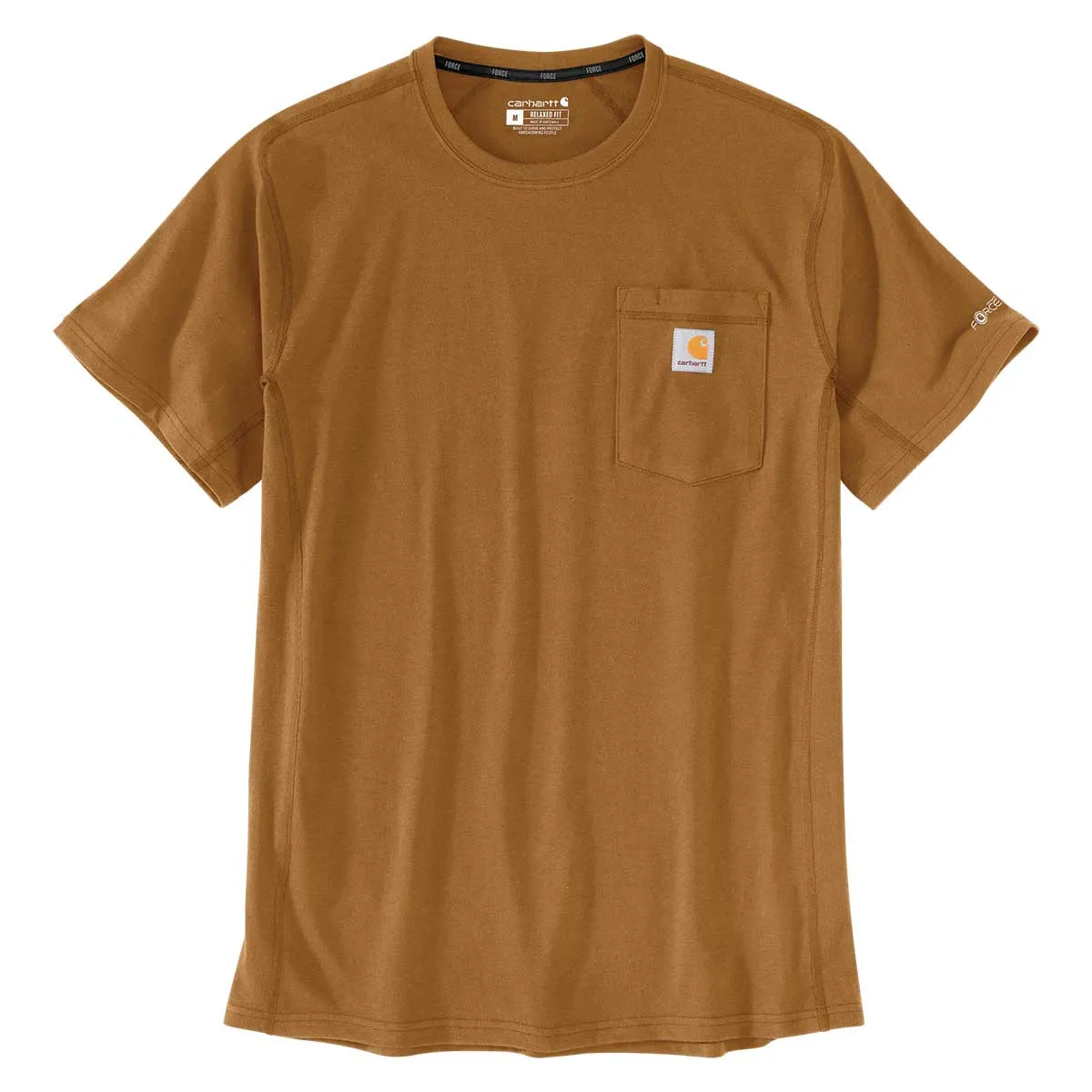 Carhartt Force 104616 t-shirt borstzak zwart katoen