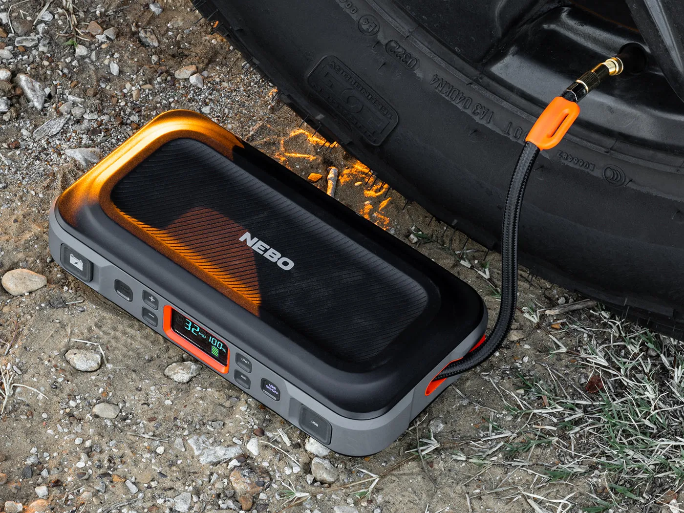 Nebo Assist Air Jump Starter 1500A Compressor