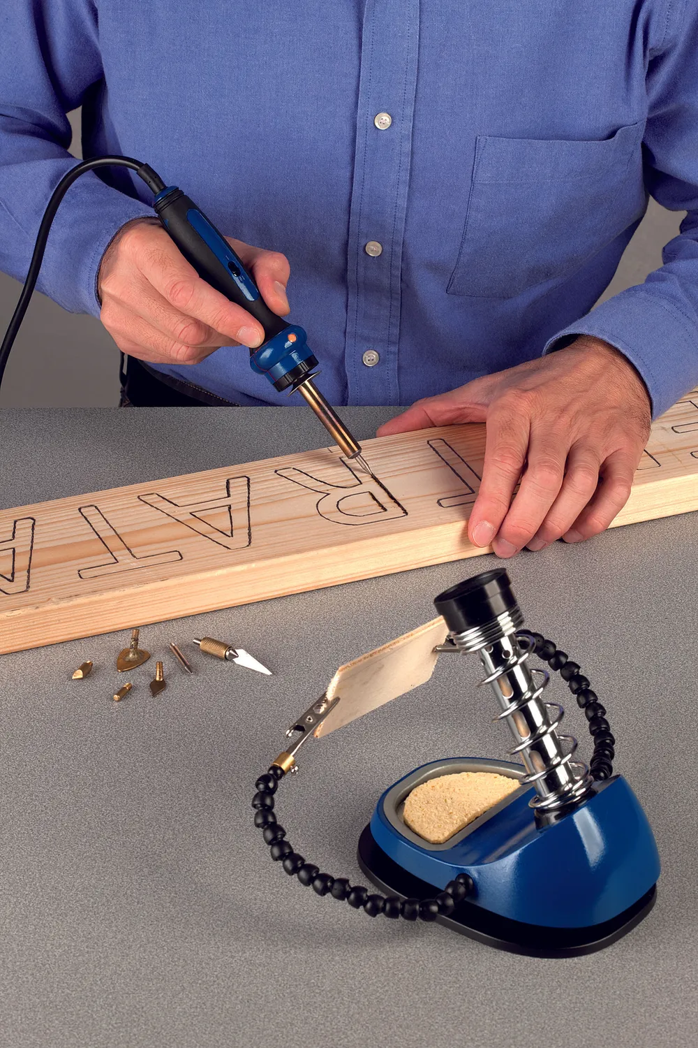 Kemper Group 1500KIT pyrografie set professioneel hout