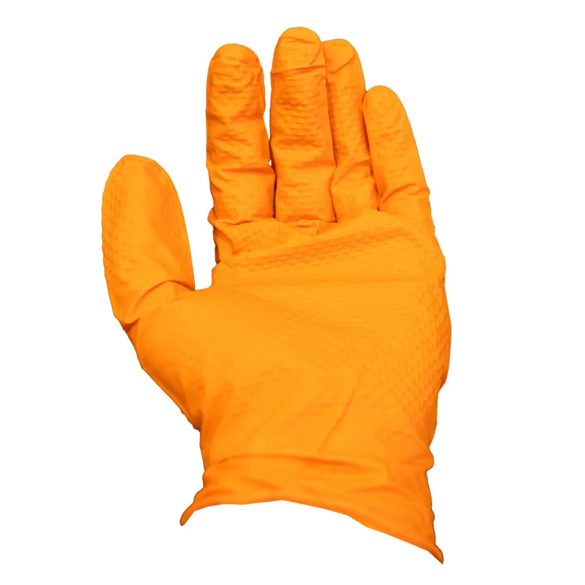 Gemplers 8 mil nitril handschoenen oranje doos 100 stuks