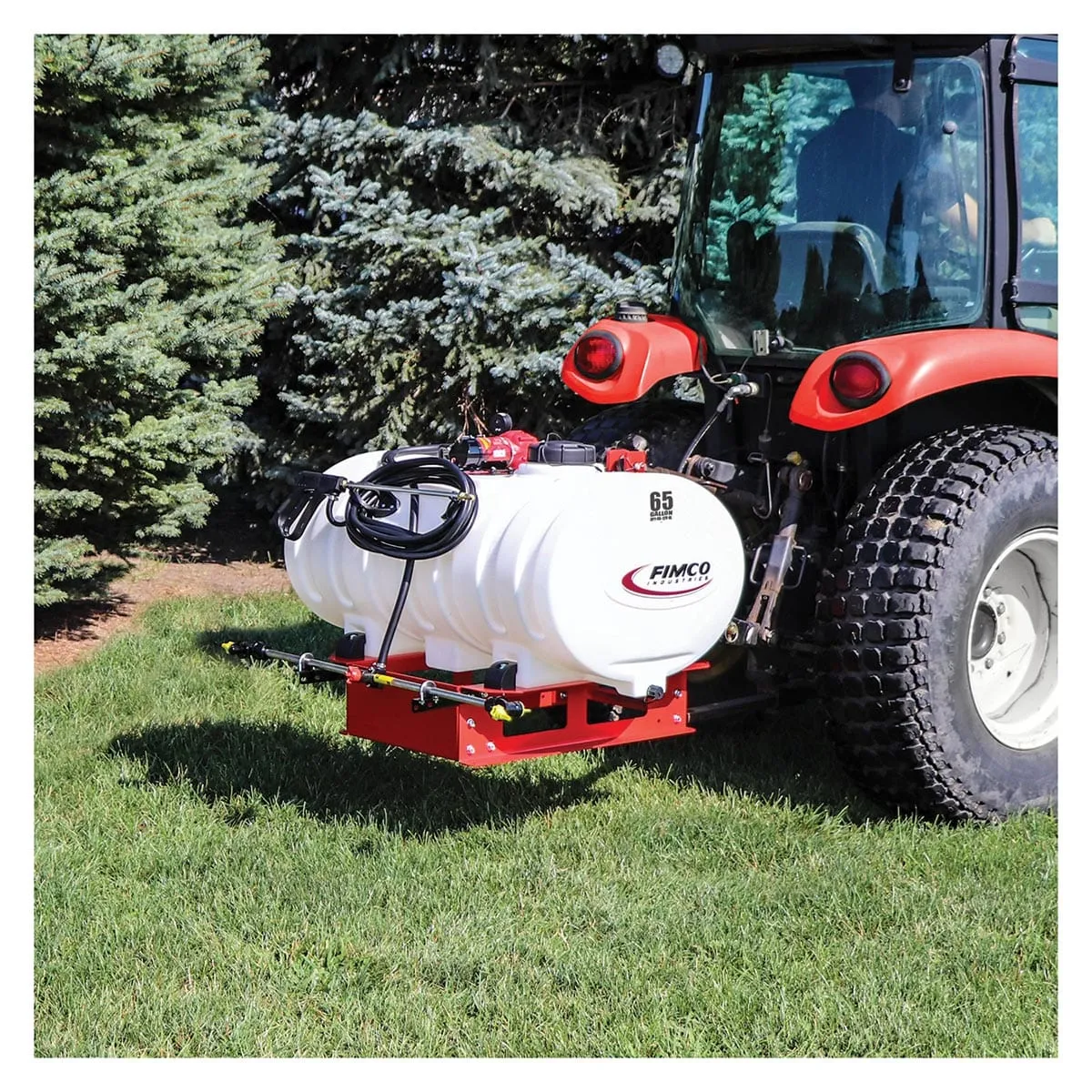 Fimco 65 Gallon 3-punts sproeier 12V 246 liter boom