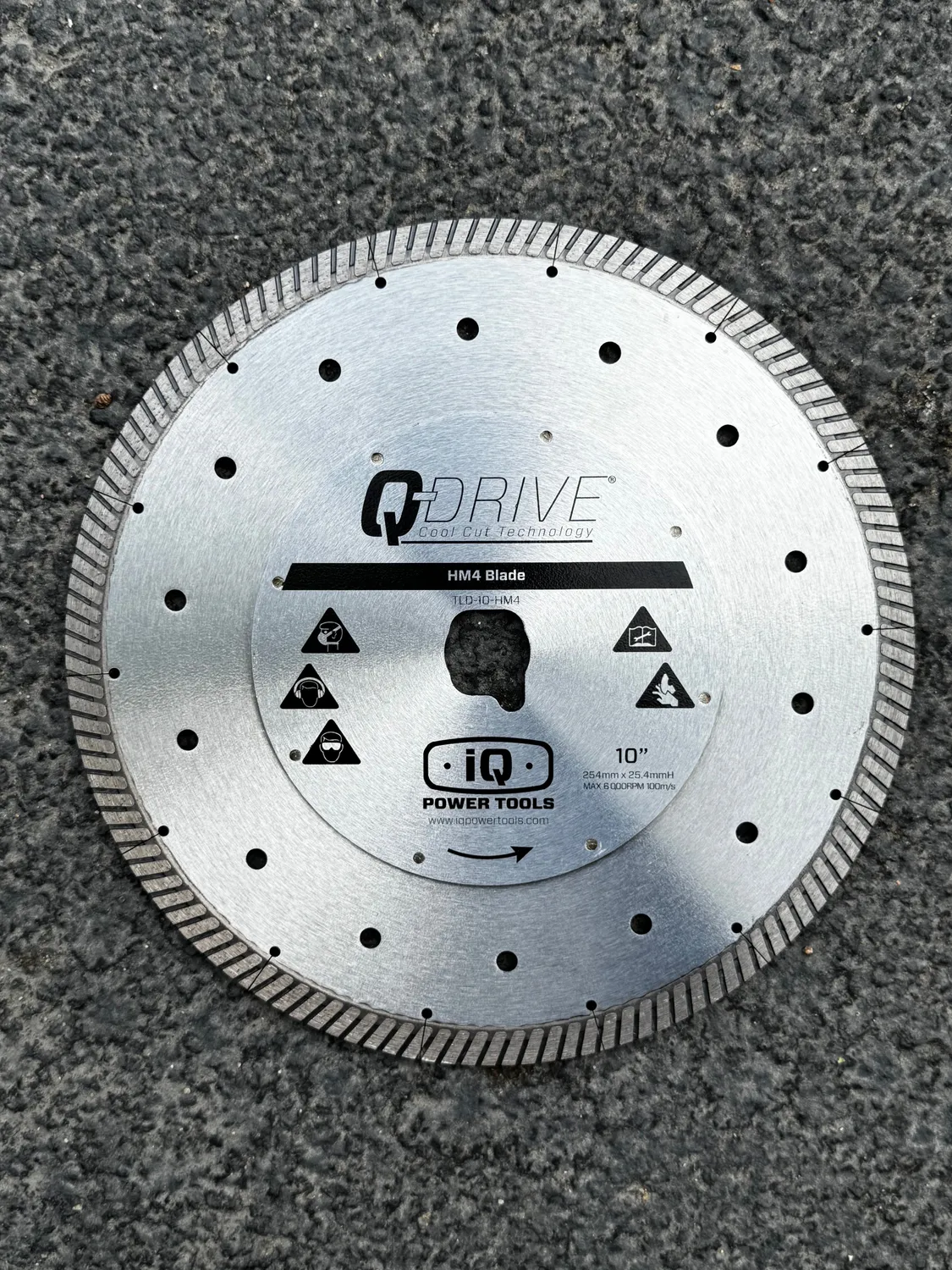 IQ Powertools Q-Drive Plus-Tile HM4 blad 254mm