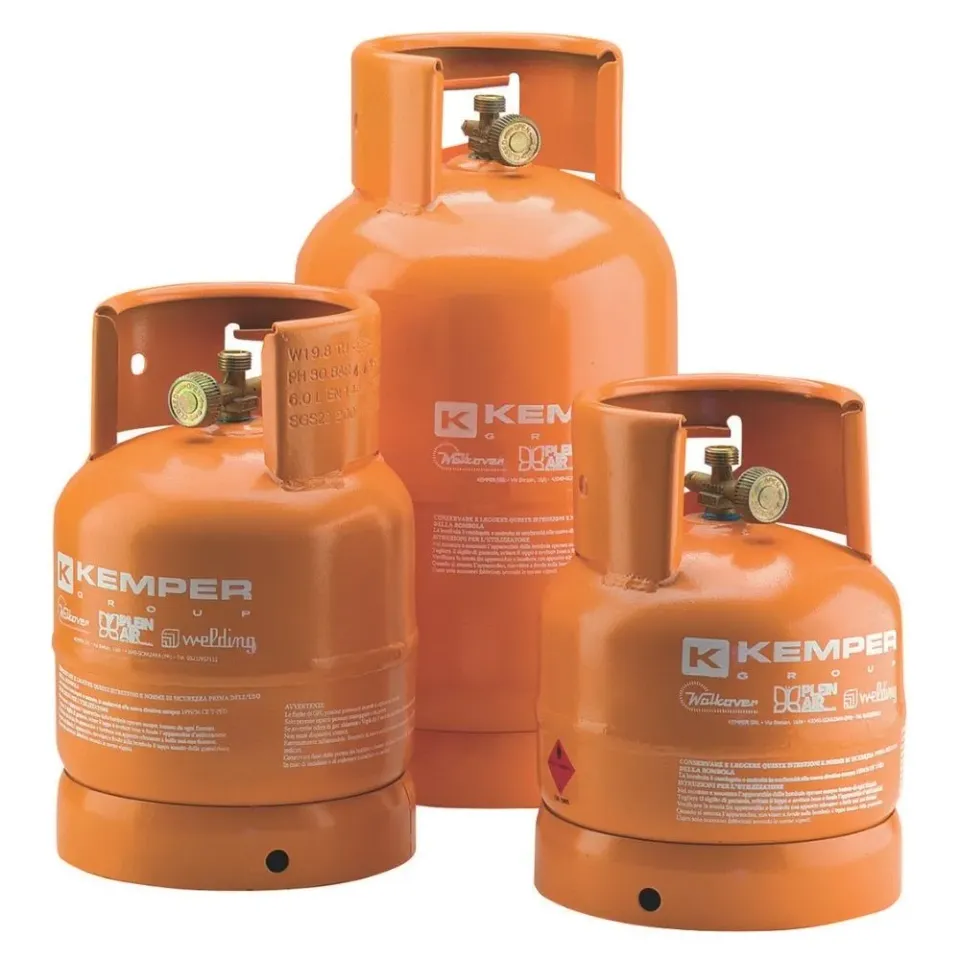 Kemper 1161 gasfles leeg voor GPL staal