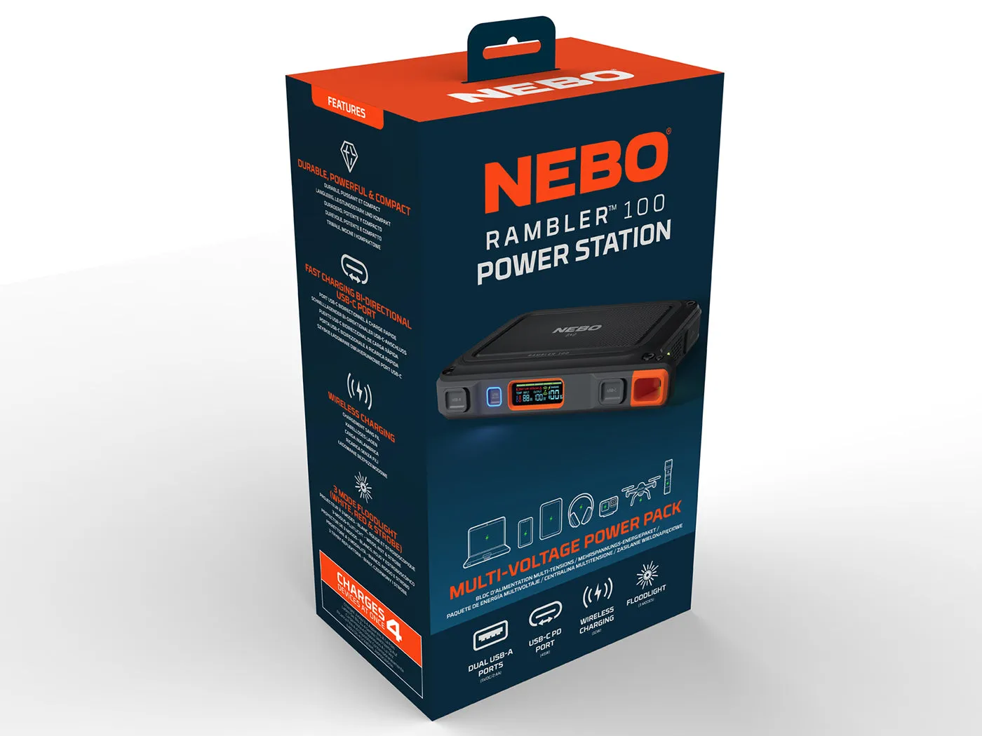 Nebo Rambler 100 Powerstation 94,9Wh LED