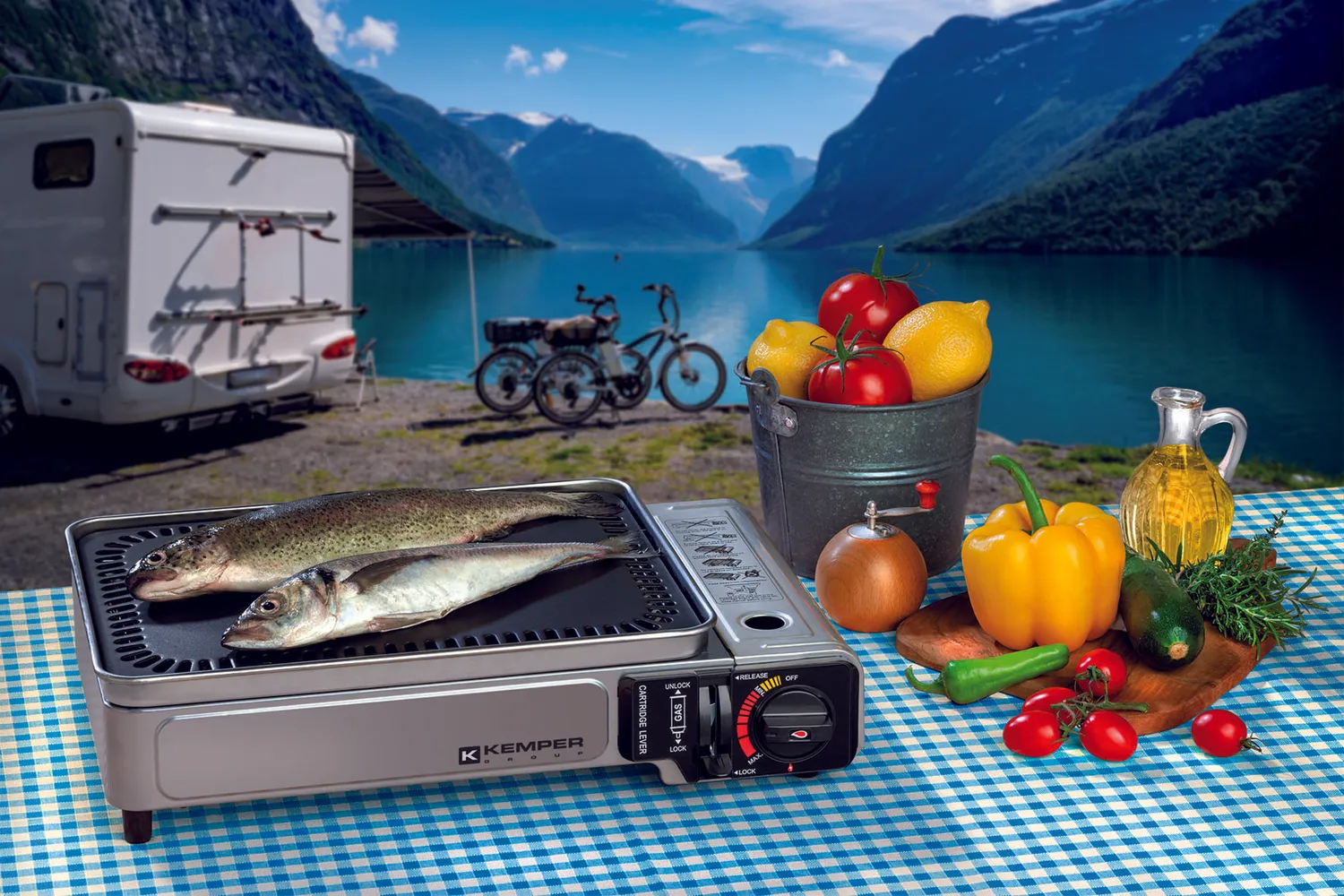 Kemper Smart 104998 plancha bakplaat gas