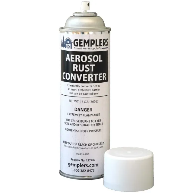 Gemplers roestomvormer aerosol spuitbus 13 oz zwart