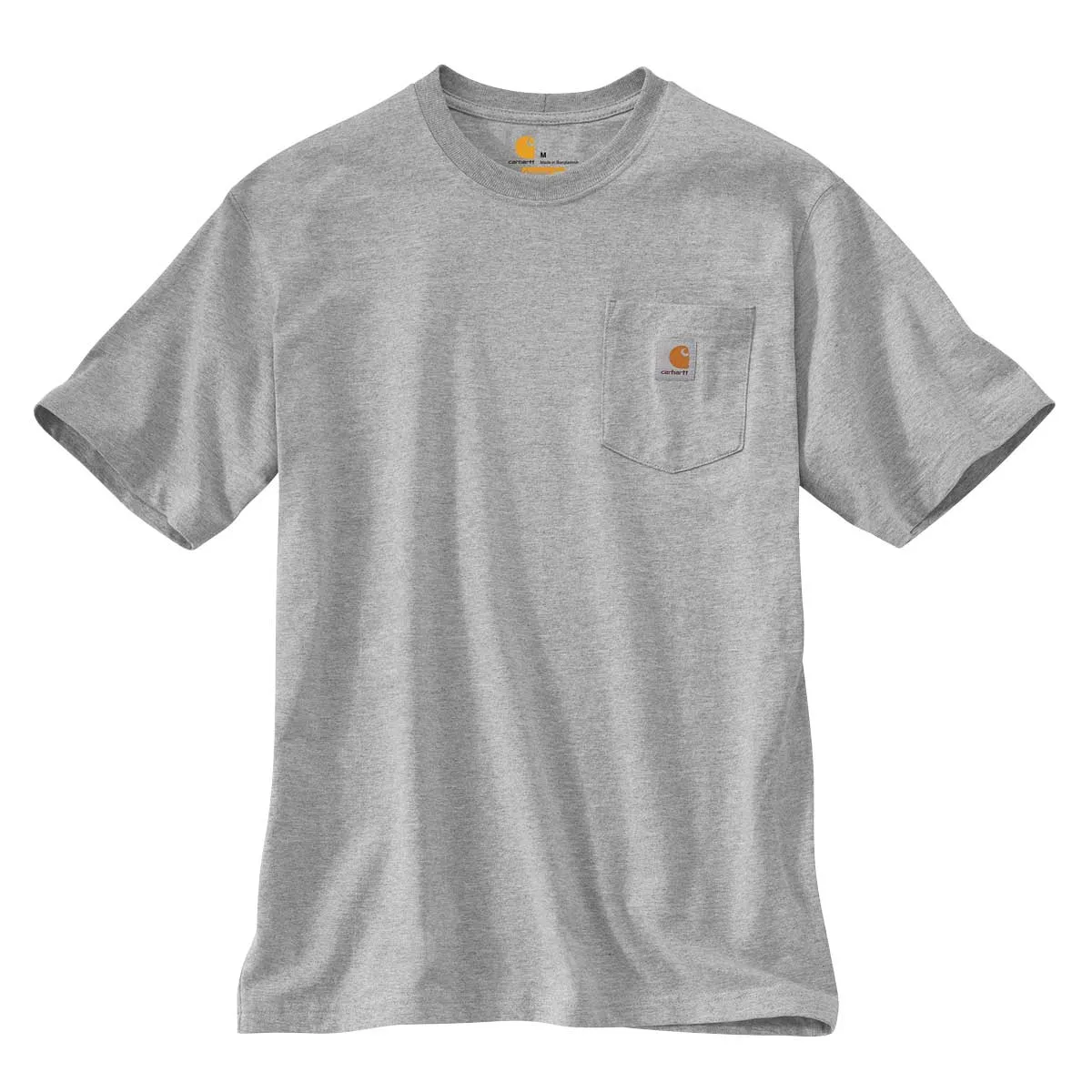 Carhartt K87 T-shirt met borstzak katoen zwart
