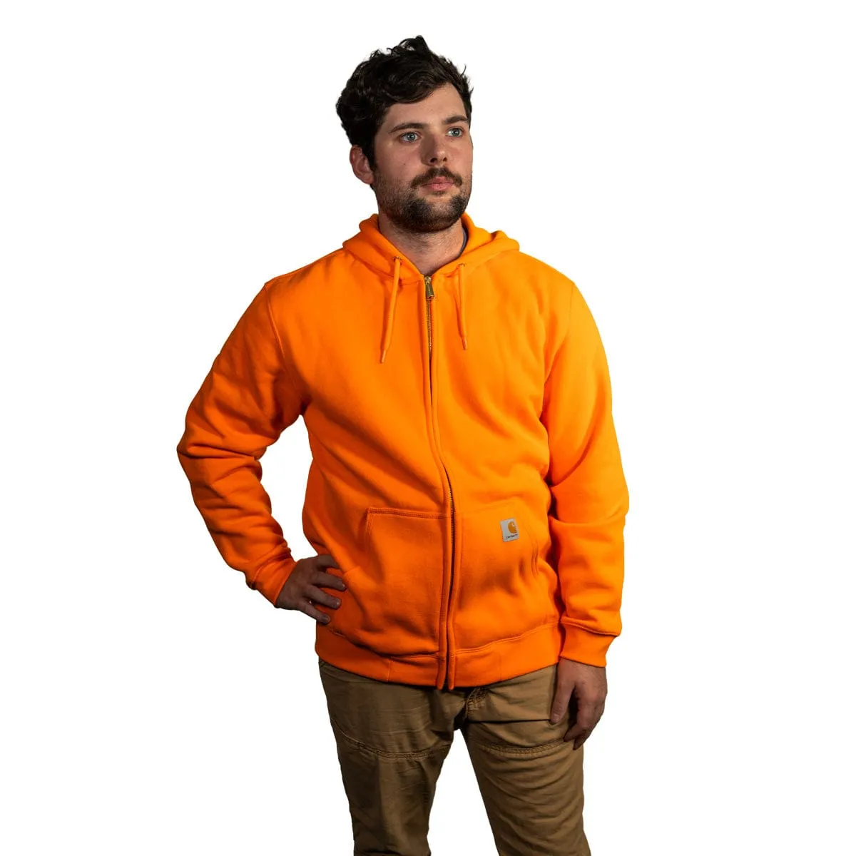 Carhartt K122EV Enhanced Visibility hi-vis hoodie full-zip