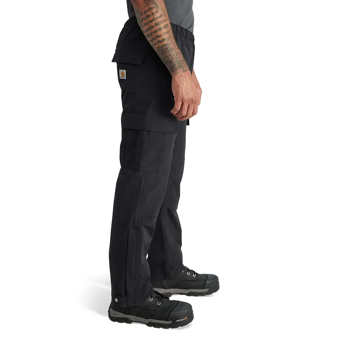 Carhartt Storm Defender Bayou regenbroek zwart ademend