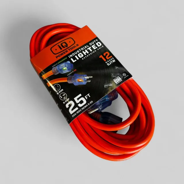 IQ Powertools Heavy-Duty verlengkabel 7,6m 20A