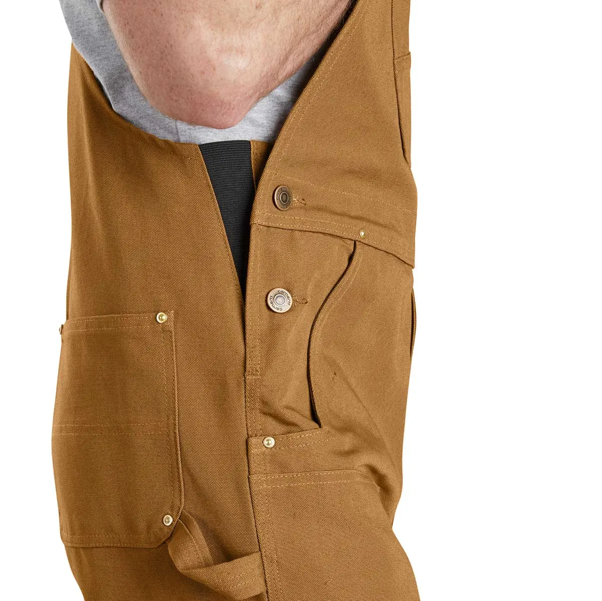 Carhartt Duck tuinbroek Bib Overall katoen bruin
