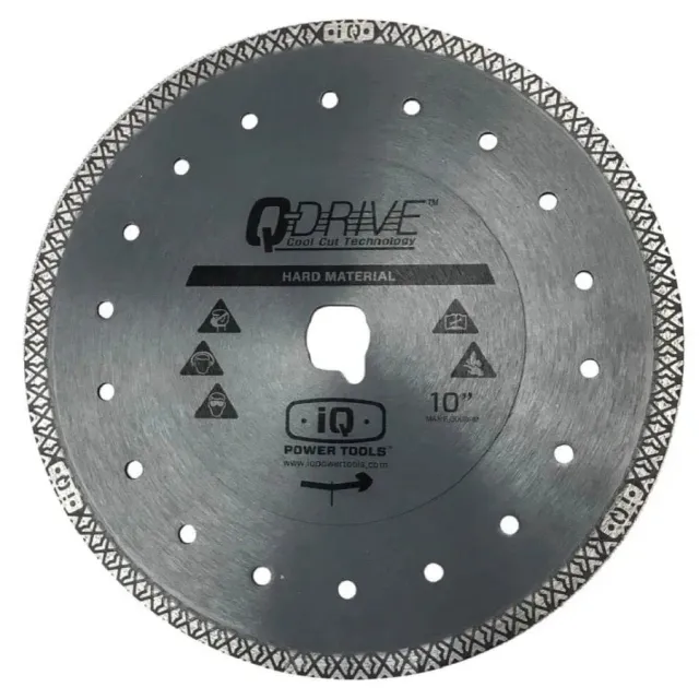 IQ Powertools Q-Drive Plus-Tile 254mm Dry Platinum diamantzaagblad 1,5mm