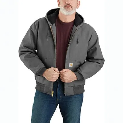 Carhartt J140 werkjas heren flannel gevoerd katoen duck