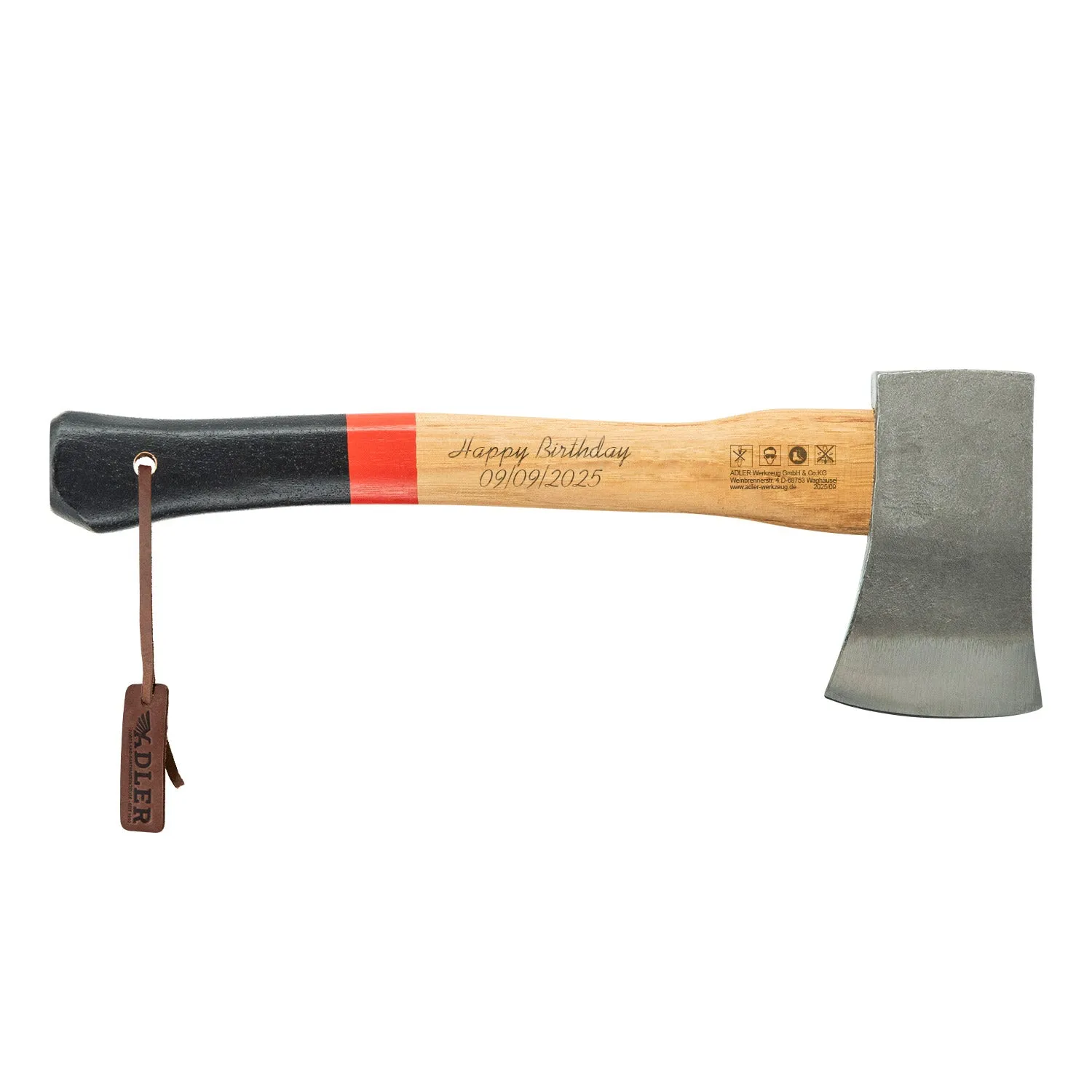 ADLER Yankee Bundle bijlset rood/zwart 2-delig gesmeed