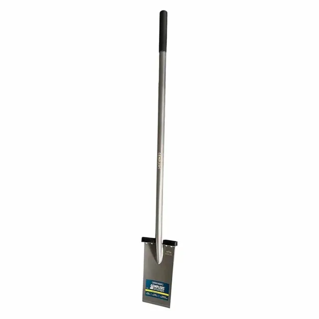 Gemplers stalen spade lange steel 50 inch scherp
