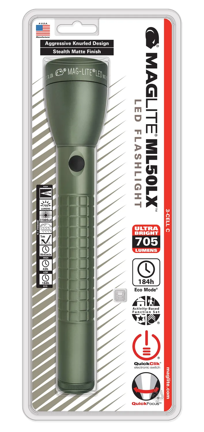 Mag-Lite ML50LX 3C LED zaklamp 705 lumen zwart