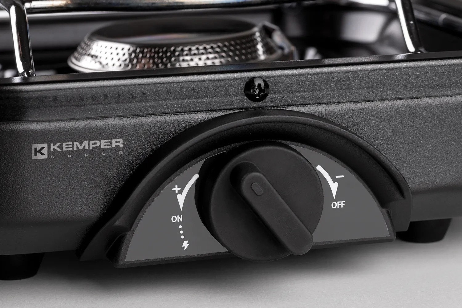 Kemper Group 104981N 2-pits kookstel opvouwbaar zwart