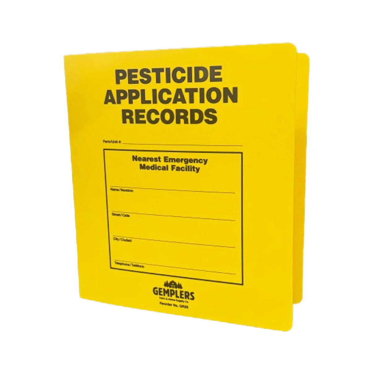 Gemplers Pesticide Application Records ringband 1,5 inch kunststof