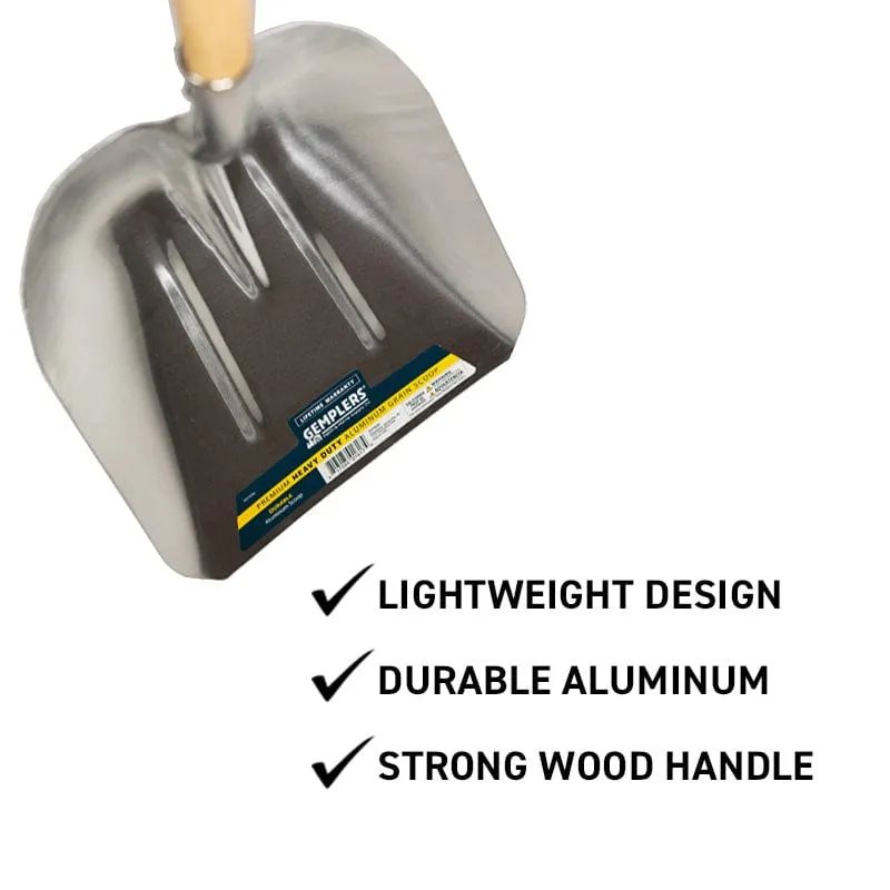 Gemplers #14 aluminium schepschop houten steel D-greep