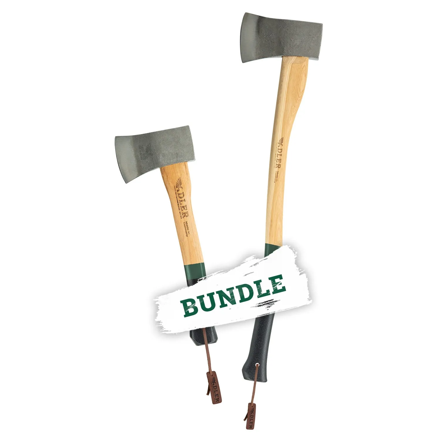 ADLER Yankee Bundle bijlset rood/zwart 2-delig gesmeed