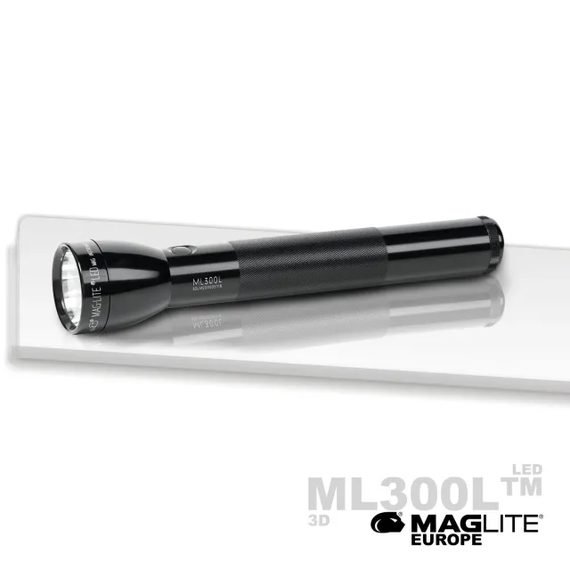 Maglite ML300L 3-Cell D LED zaklamp zwart 746 lumen