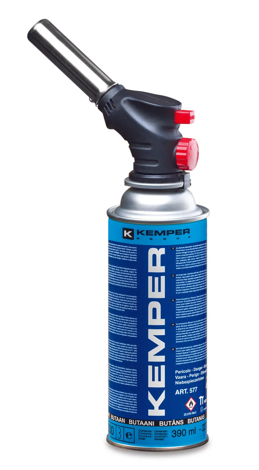 Kemper 1059KIT flamberen brander met butaanpatroon