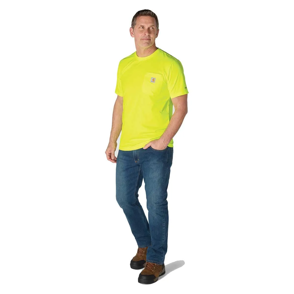 Carhartt Force T-shirt hi-vis Brite Lime / Orange S-XXL