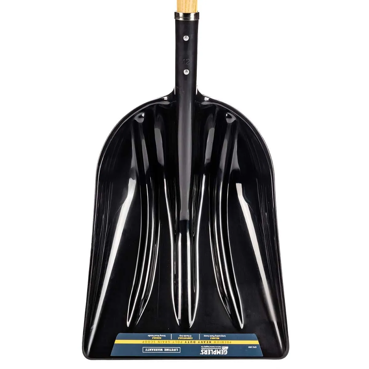 Gemplers Poly Scoop Shovel Wood Handle schep 47 cm breed